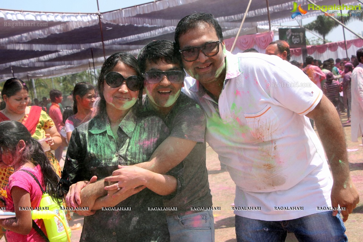 Bam Bam Holi Fest by Bisket and Anup Chandak at Novotel Airport, Hyderabad