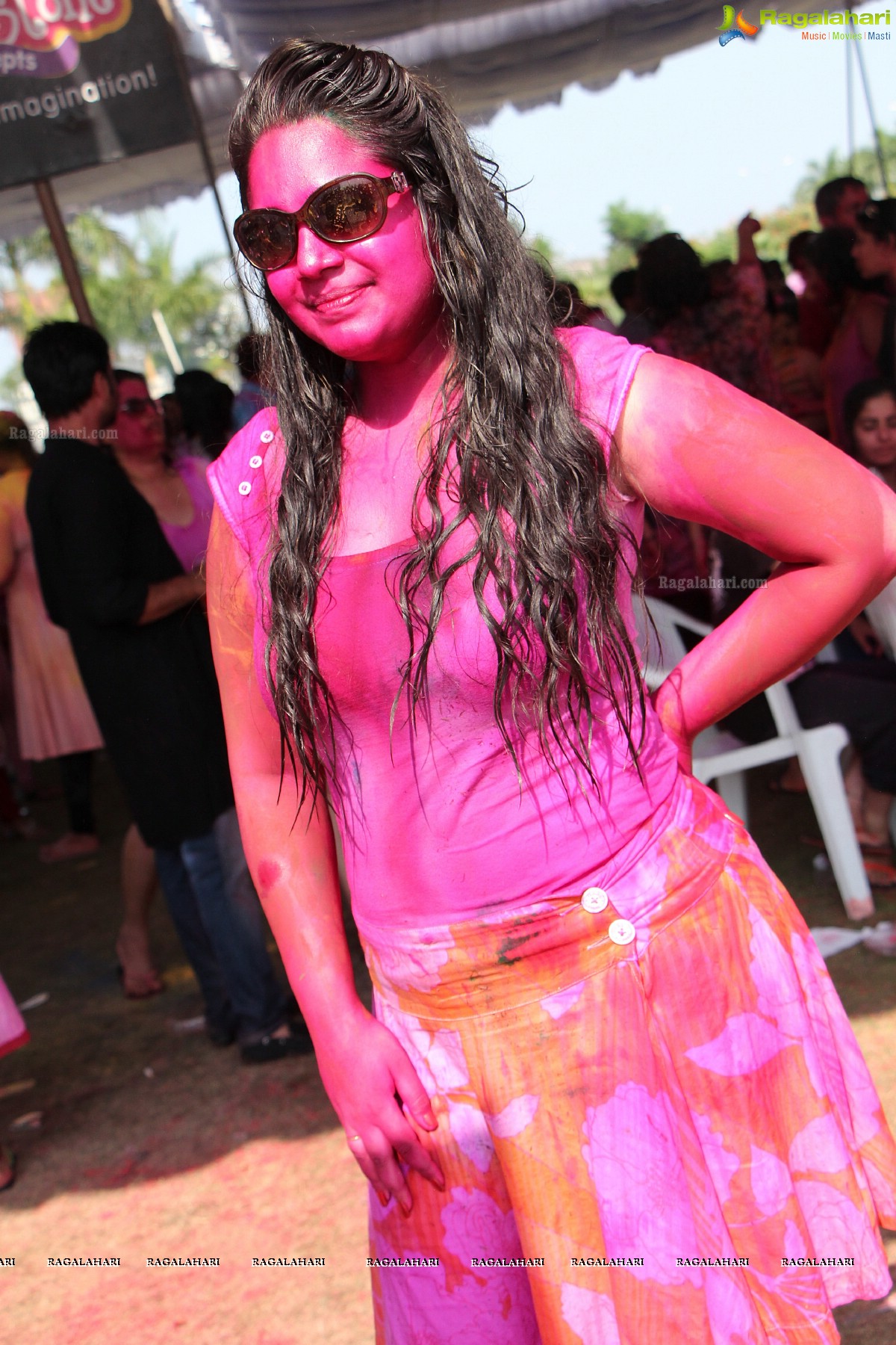 Bam Bam Holi Fest by Bisket and Anup Chandak at Novotel Airport, Hyderabad