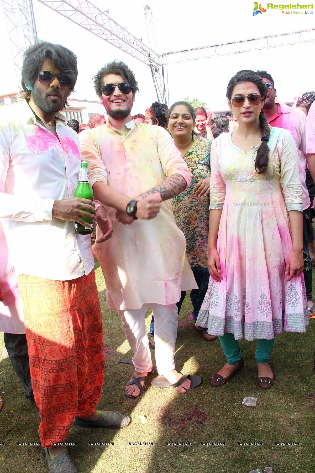 Bam Bam Holi Fest by Bisket and Anup Chandak at Novotel Airport, Hyderabad