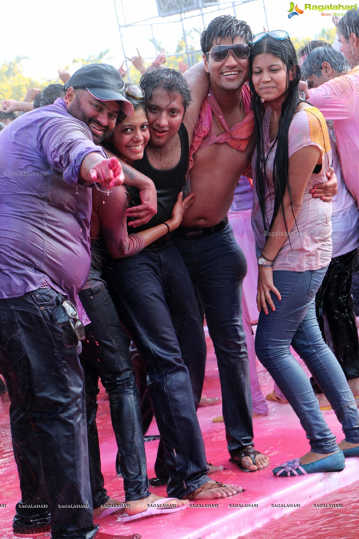 Bam Bam Holi Fest by Bisket and Anup Chandak at Novotel Airport, Hyderabad