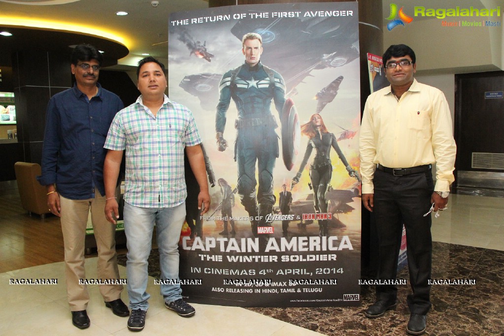 Captain America Special Screening in Hyderabad