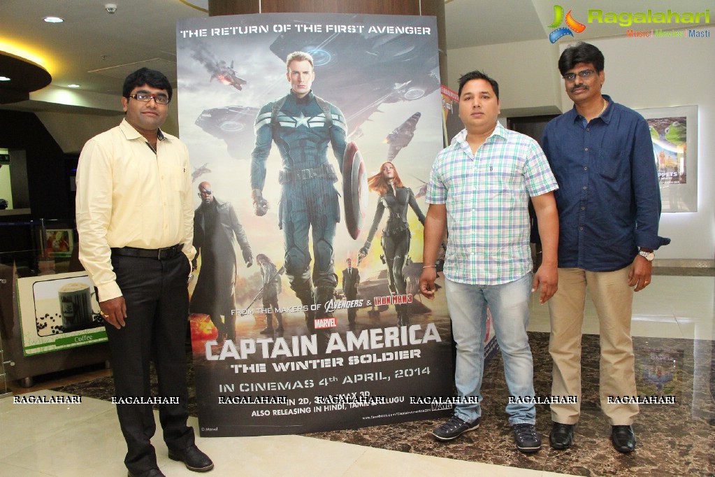 Captain America Special Screening in Hyderabad