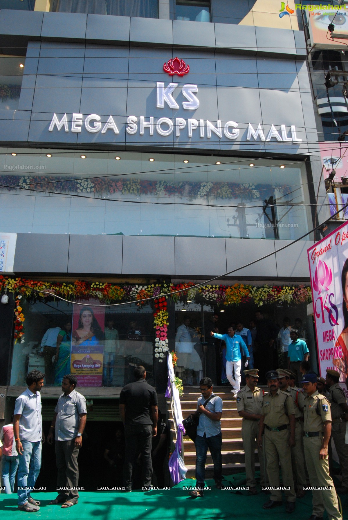 Charmi launches K.S.Mega Shopping Mall, Hyderabad