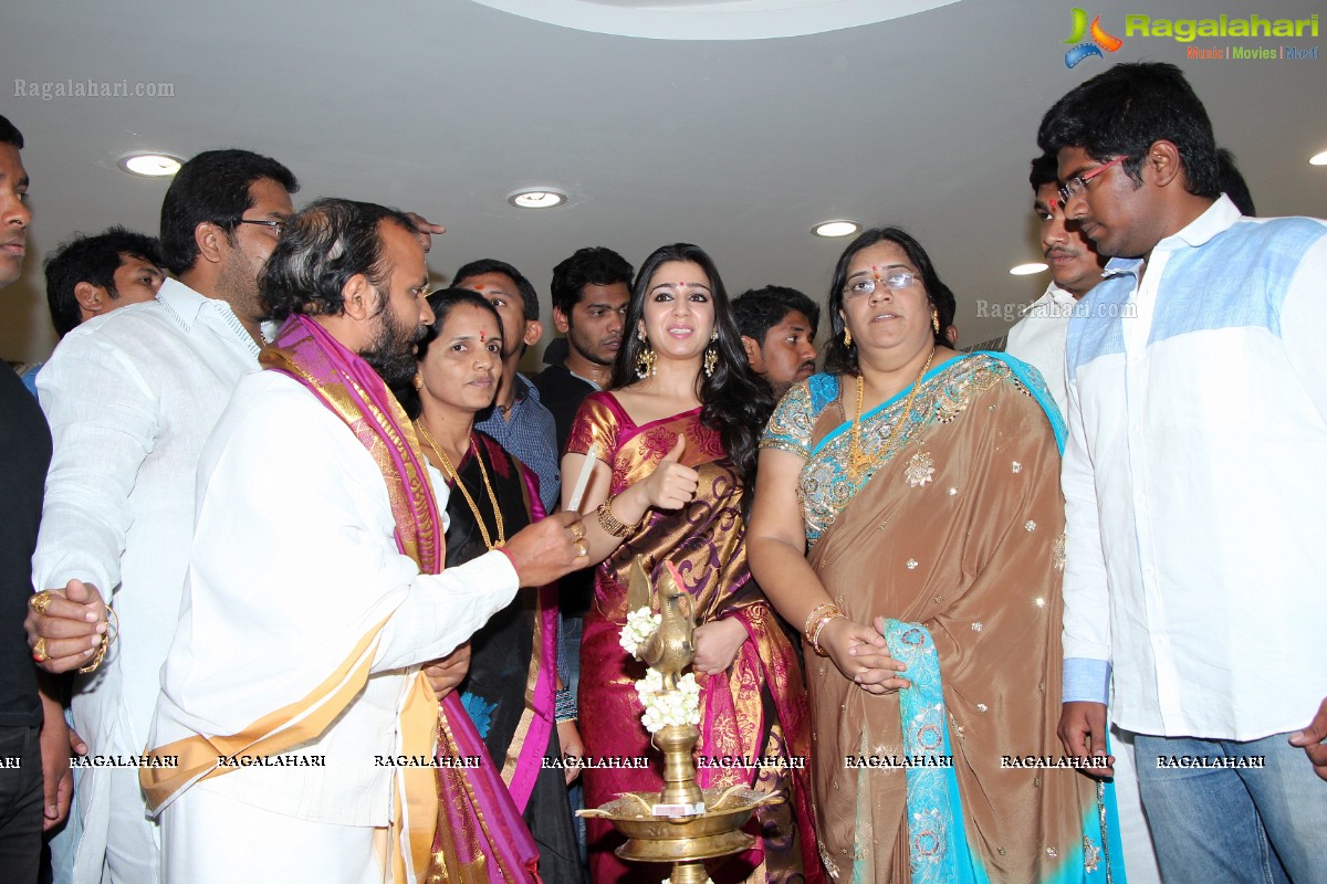 Charmi launches K.S.Mega Shopping Mall, Hyderabad