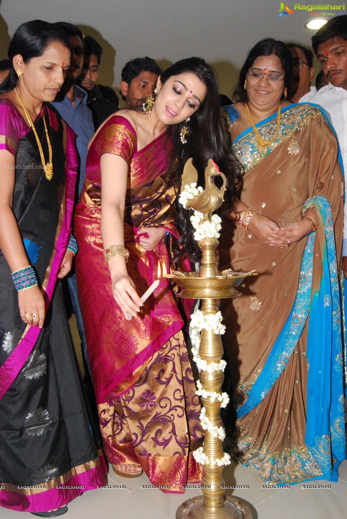 Charmi launches K.S.Mega Shopping Mall, Hyderabad