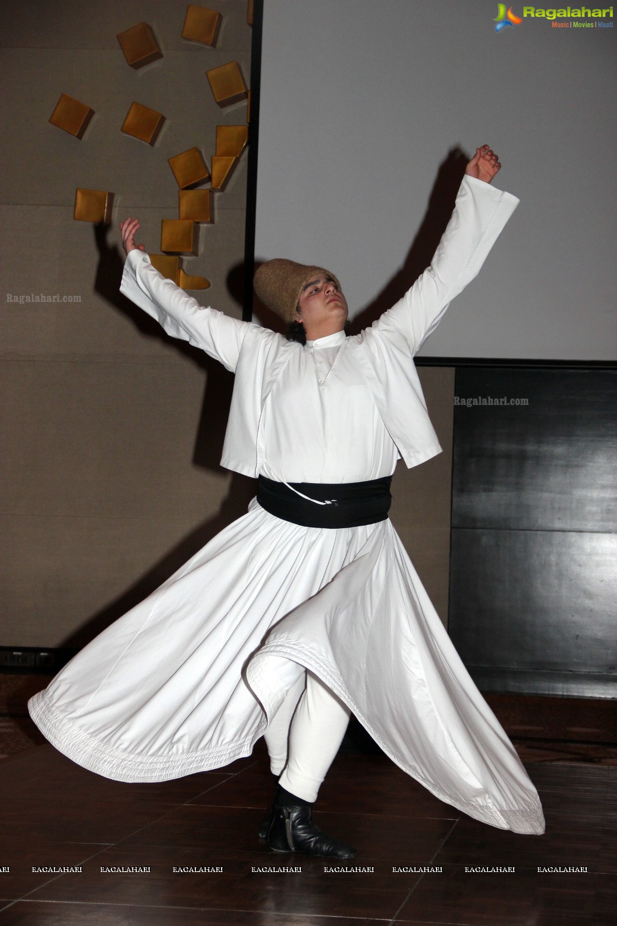 Dances by Whirling Dervishes from Turkey at Park Hyatt, Hyderabad