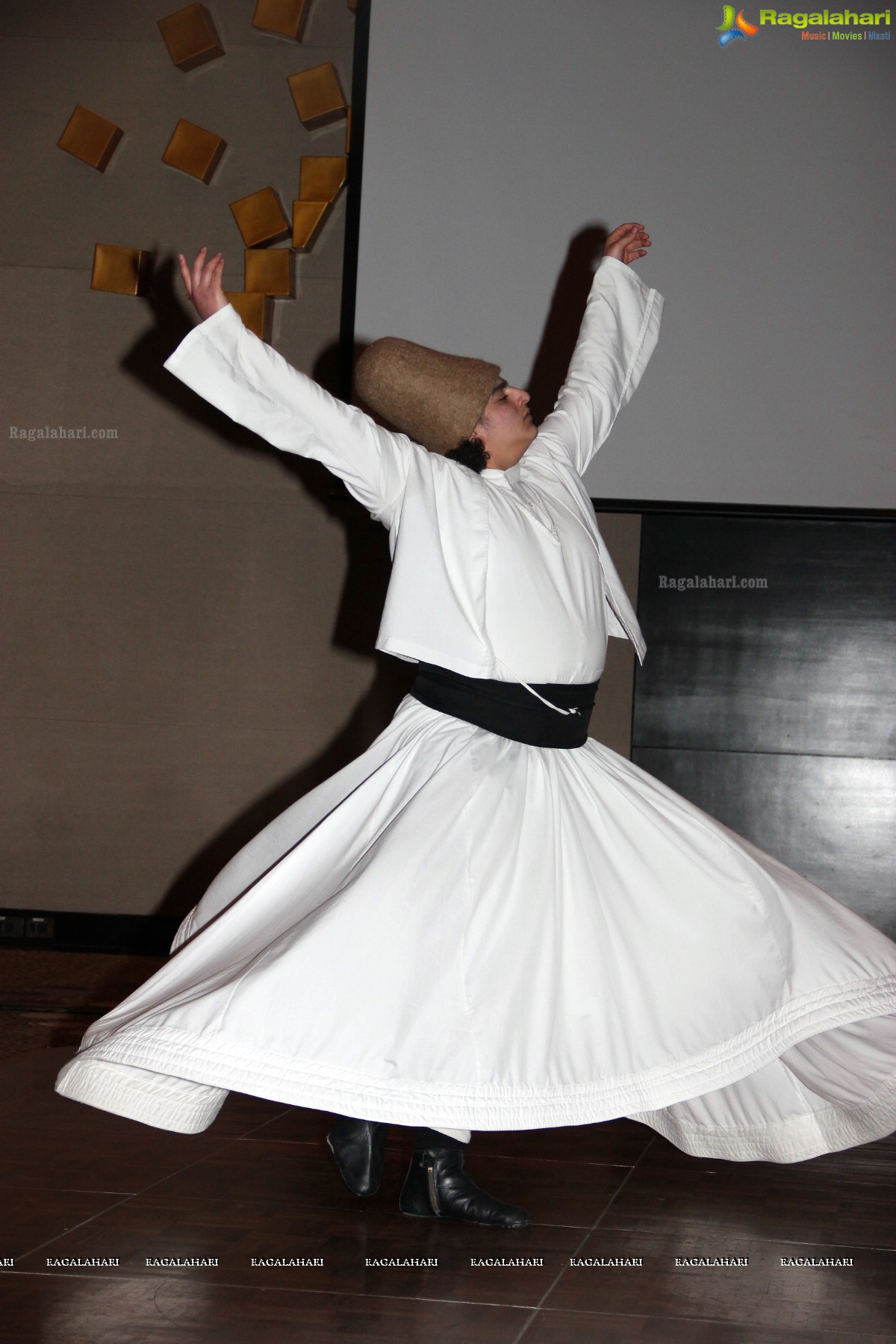 Dances by Whirling Dervishes from Turkey at Park Hyatt, Hyderabad