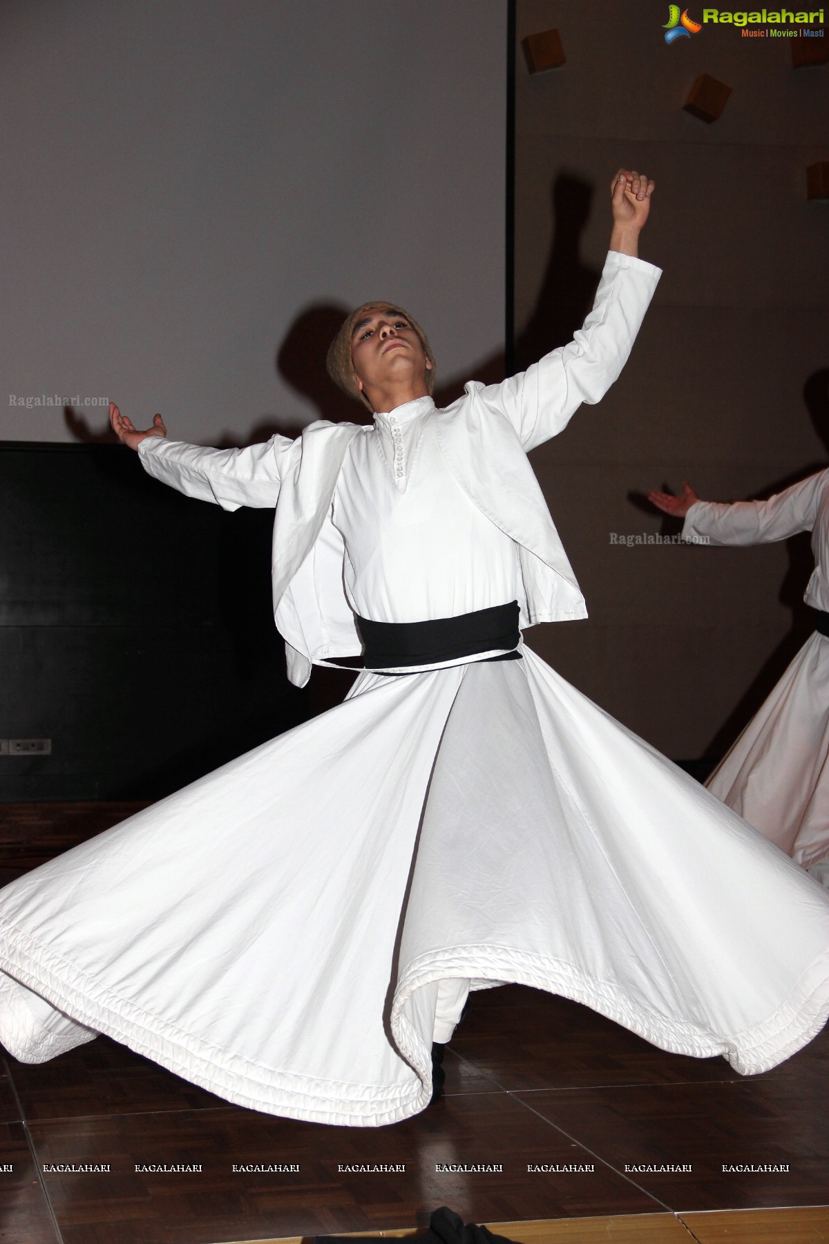 Dances by Whirling Dervishes from Turkey at Park Hyatt, Hyderabad