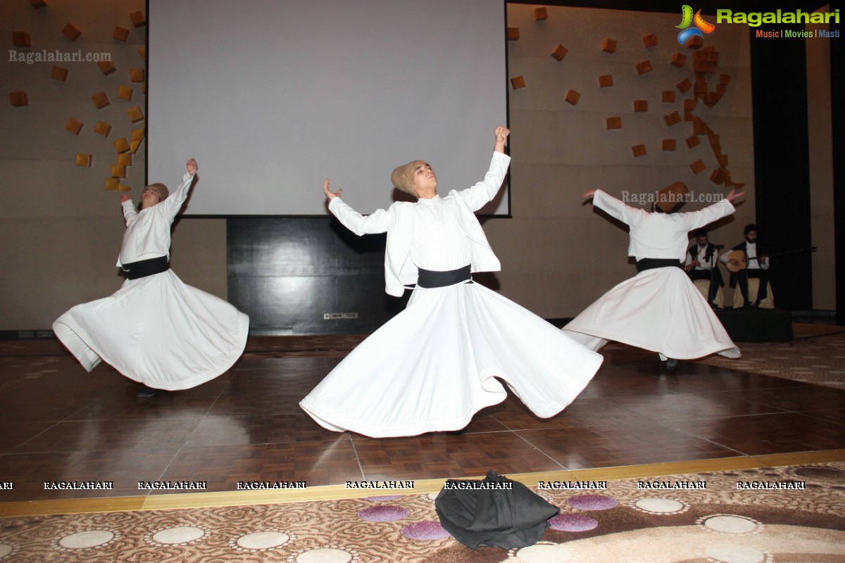 Dances by Whirling Dervishes from Turkey at Park Hyatt, Hyderabad