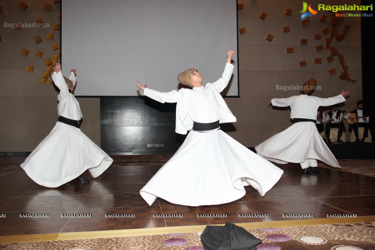 Dances by Whirling Dervishes from Turkey at Park Hyatt, Hyderabad