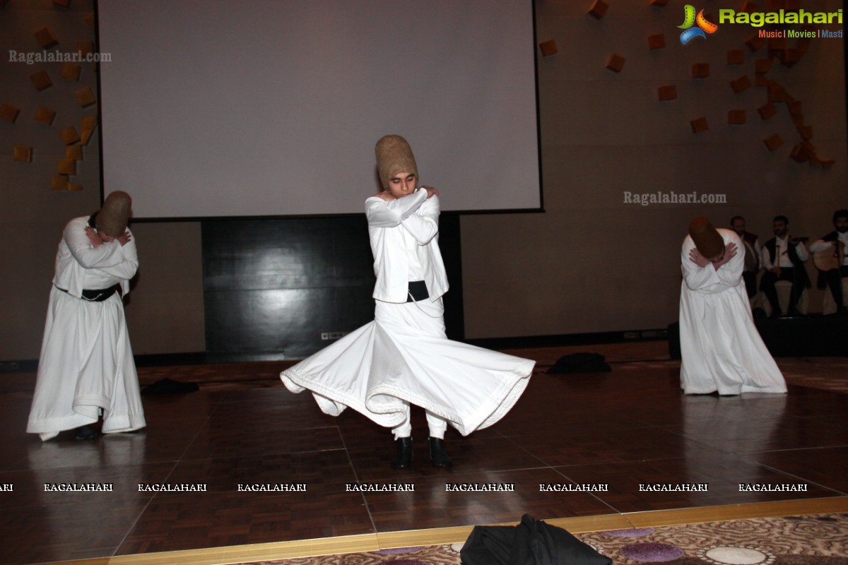 Dances by Whirling Dervishes from Turkey at Park Hyatt, Hyderabad