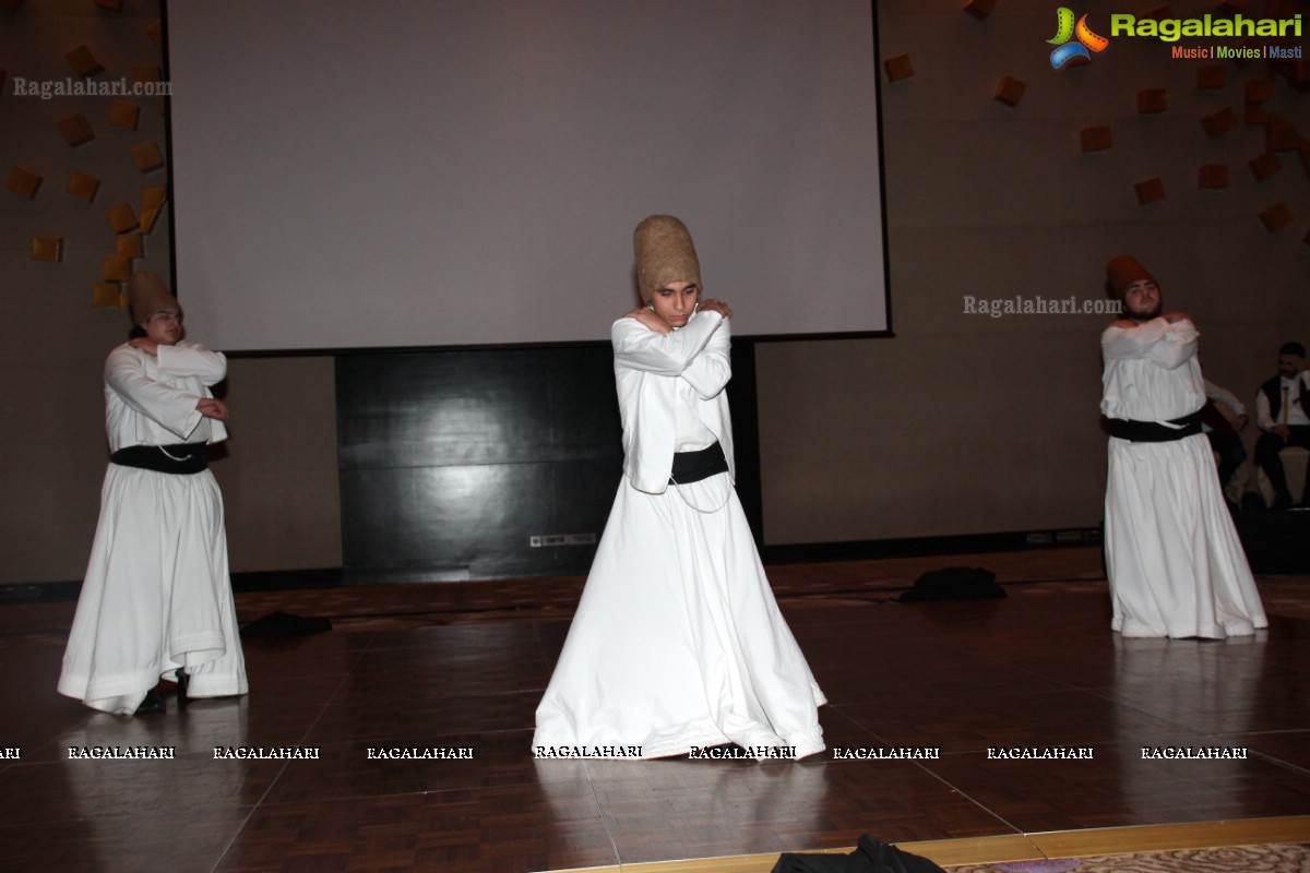 Dances by Whirling Dervishes from Turkey at Park Hyatt, Hyderabad