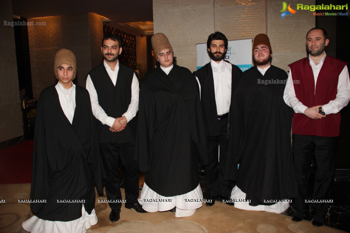 Dances by Whirling Dervishes from Turkey at Park Hyatt, Hyderabad