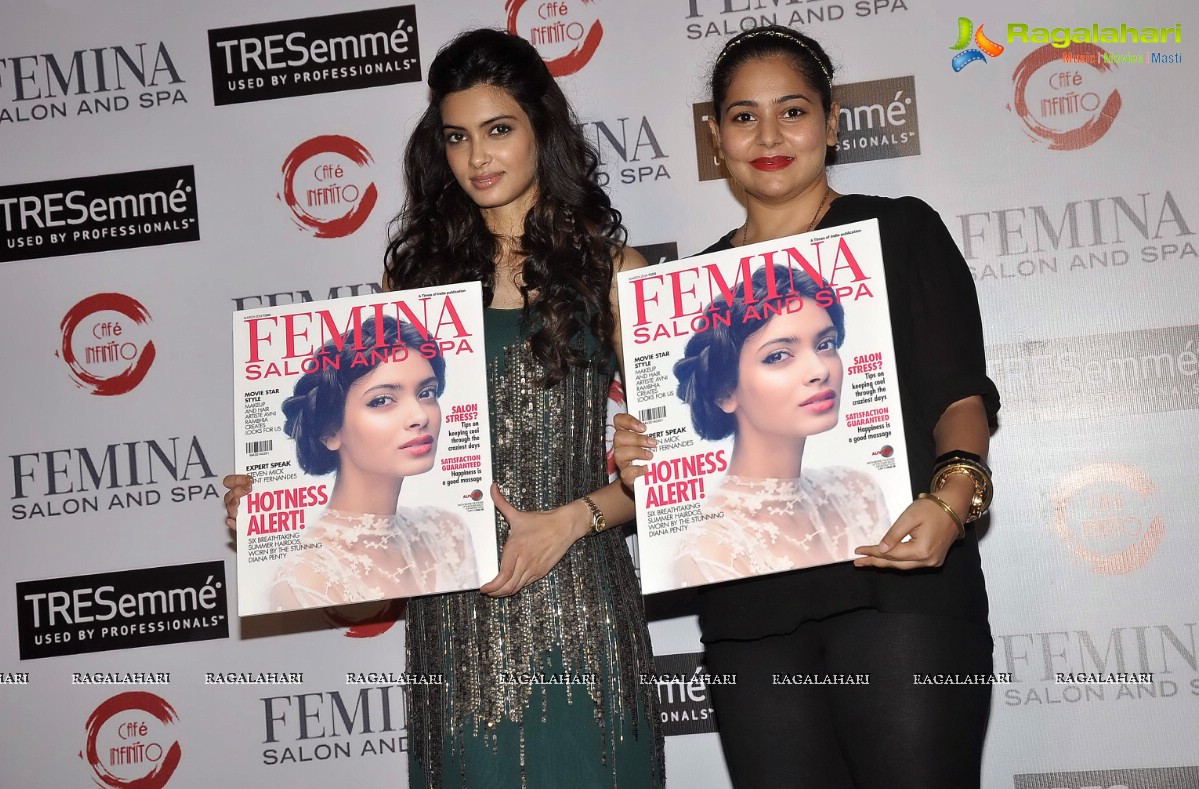 Diana Penty launches Femina Salon and Spa Cover, Mumbai