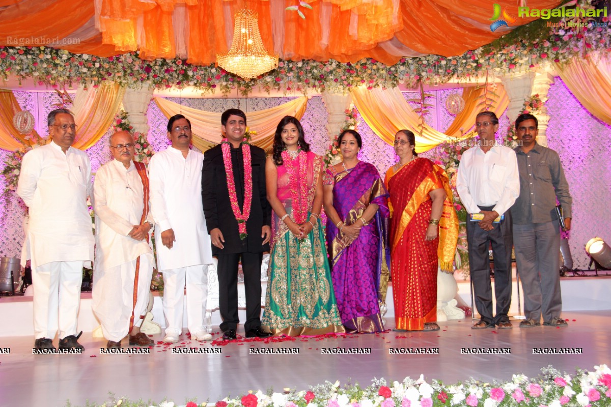 Wedding Reception of Eknath Reddy and Pragnya Reddy