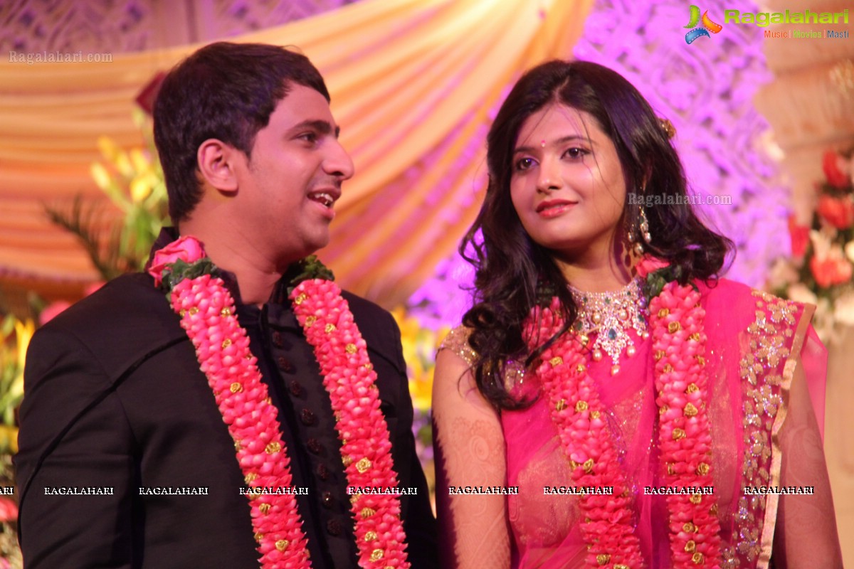 Wedding Reception of Eknath Reddy and Pragnya Reddy