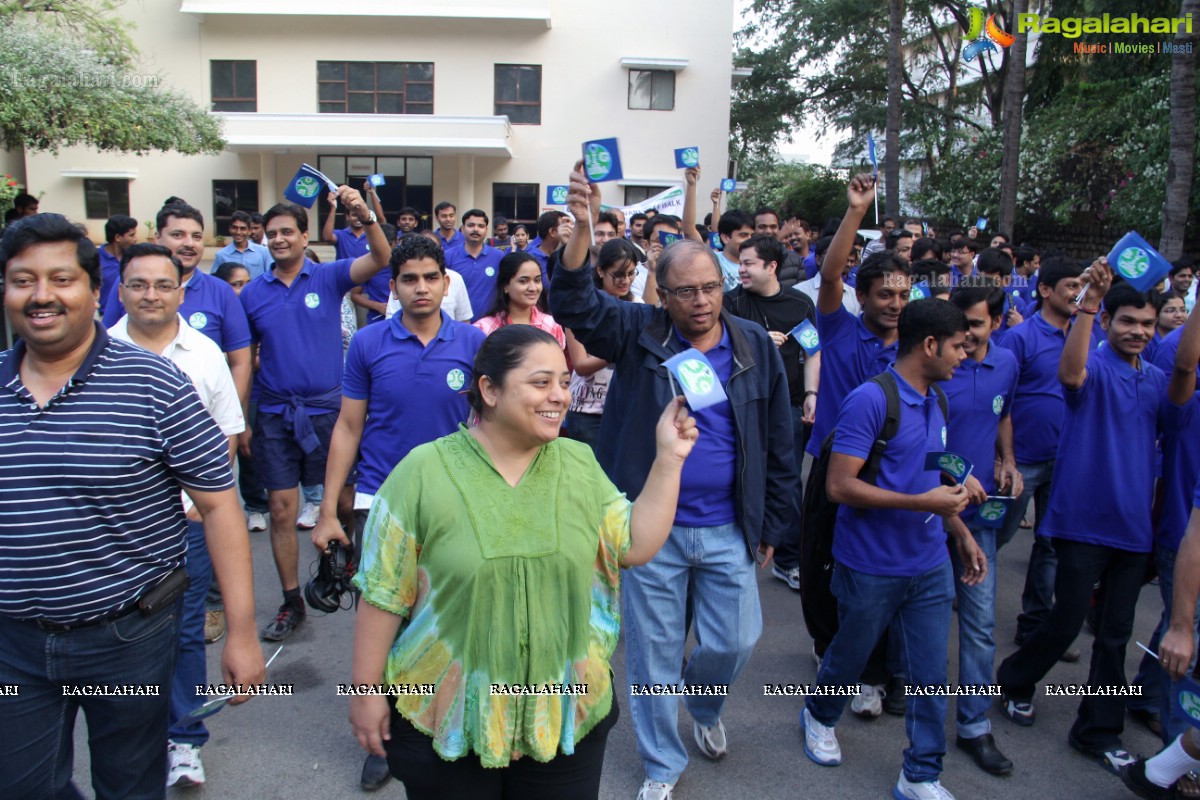 Glaucoma Awareness Walk by L V Prasad Eye Institute, Hyderabad