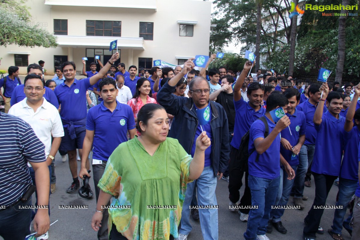 Glaucoma Awareness Walk by L V Prasad Eye Institute, Hyderabad