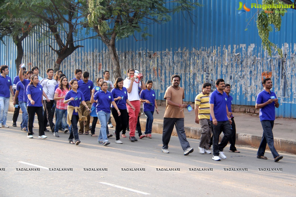 Glaucoma Awareness Walk by L V Prasad Eye Institute, Hyderabad