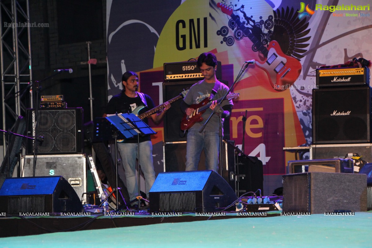 Live Wire 2K14 at Guru Nanak Institutions Technical Campus (GNITC), Hyderabad