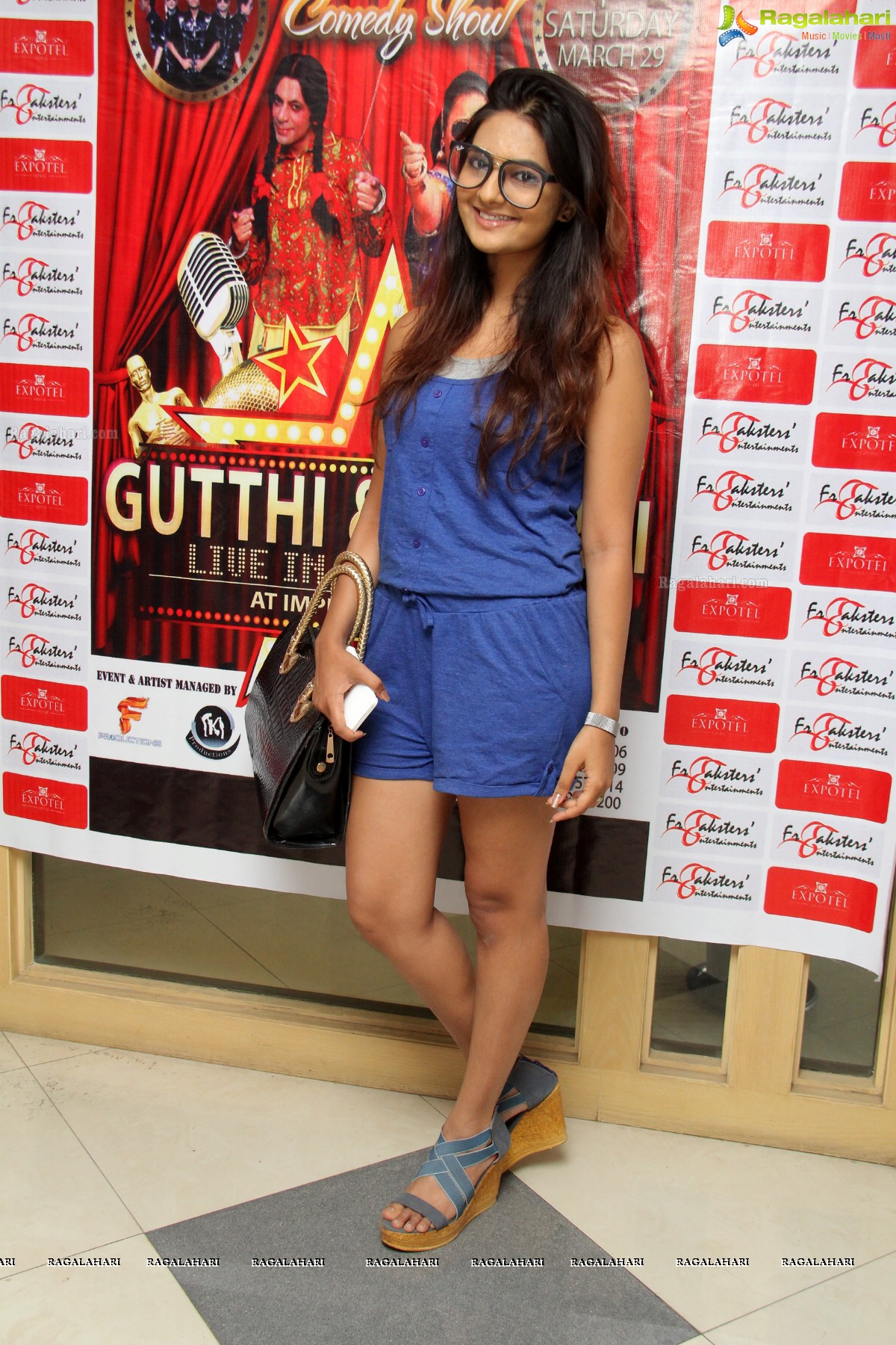 Gutthi & Bharati Comedy Show Event Brochure launch by Neha Deshpande