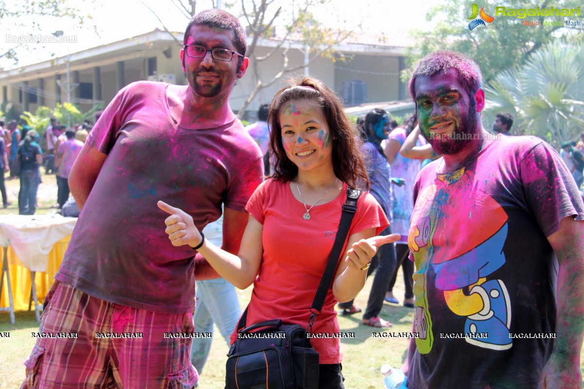 Holi Celebrations 2014 at NTR Gardens, Hyderabad