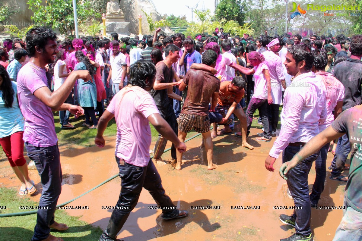 Holi Celebrations 2014 at NTR Gardens, Hyderabad