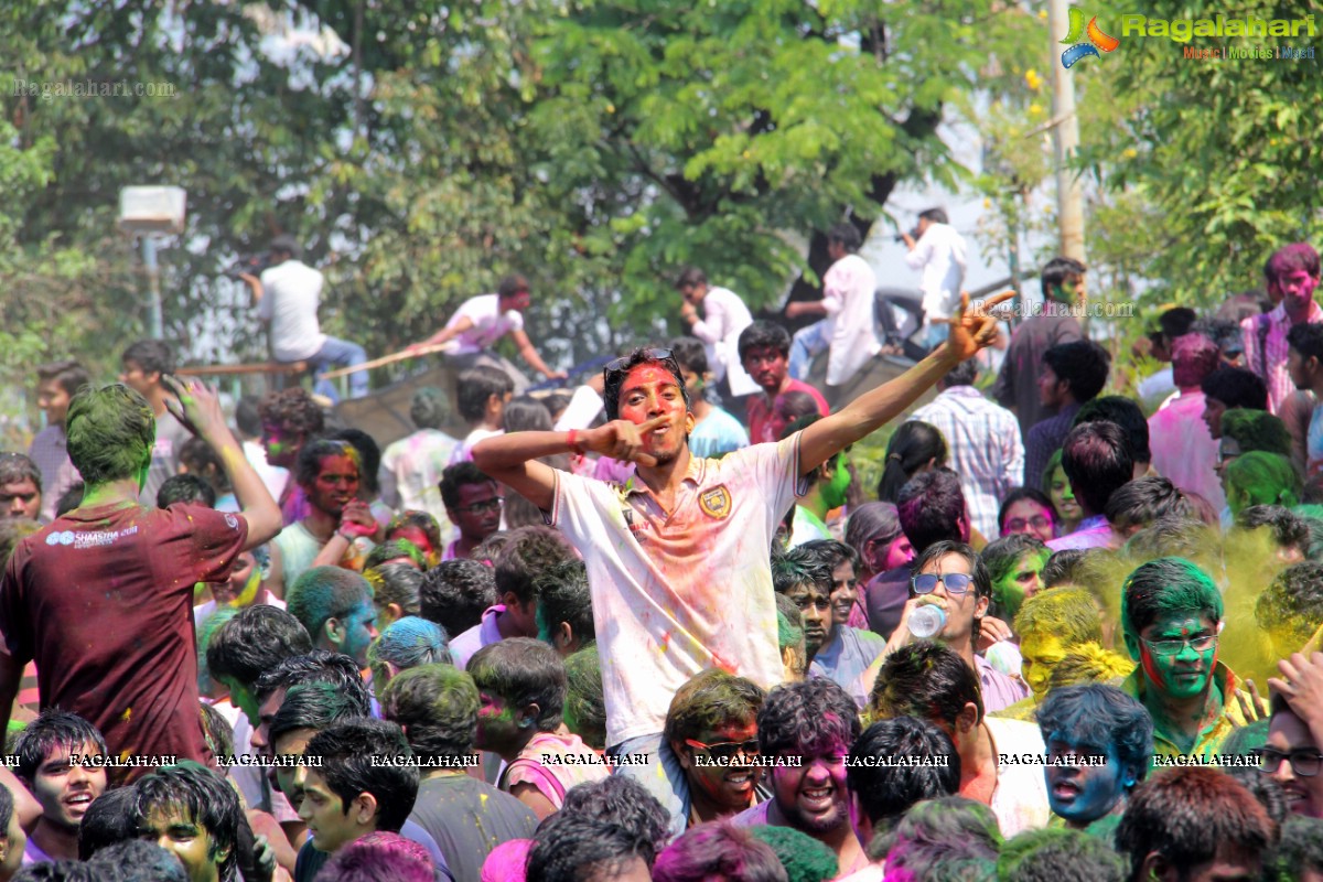 Holi Celebrations 2014 at NTR Gardens, Hyderabad