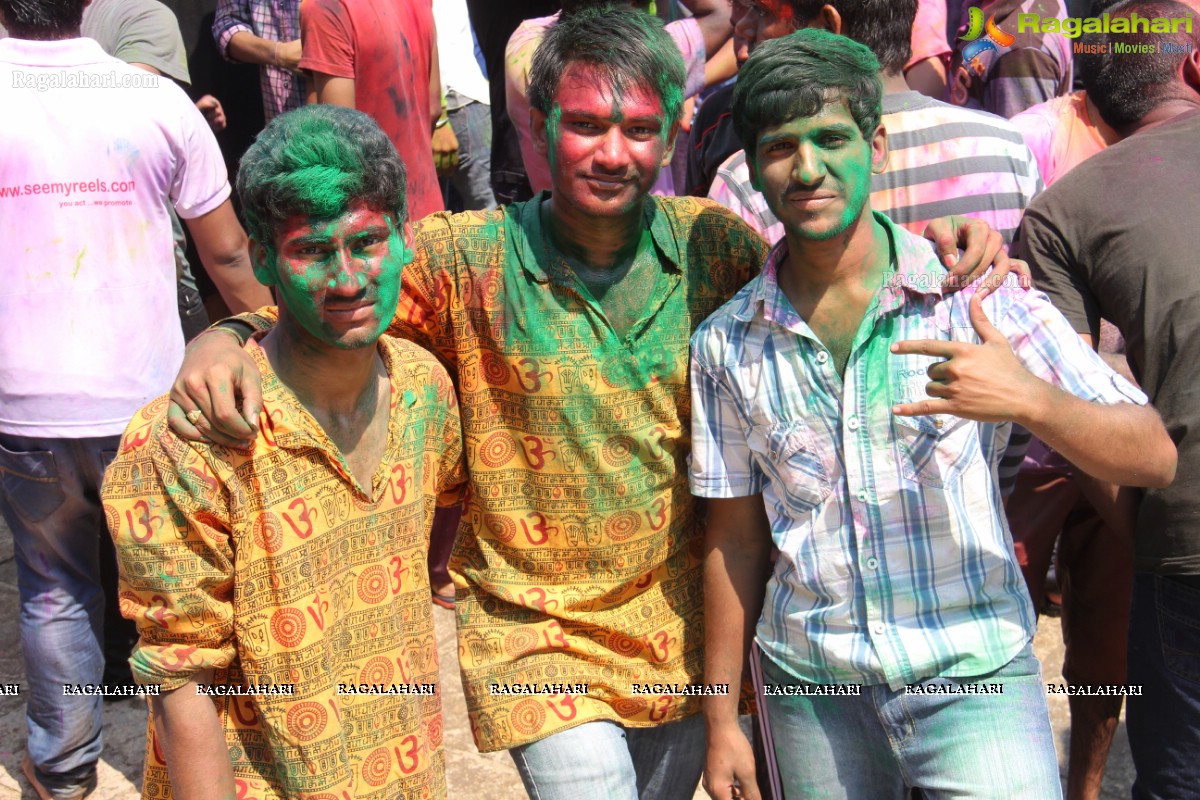 Holi Celebrations 2014 at NTR Gardens, Hyderabad