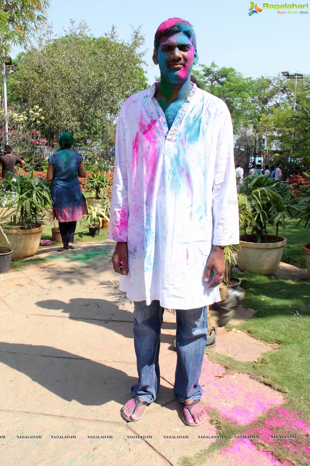 Holi Celebrations 2014 at NTR Gardens, Hyderabad