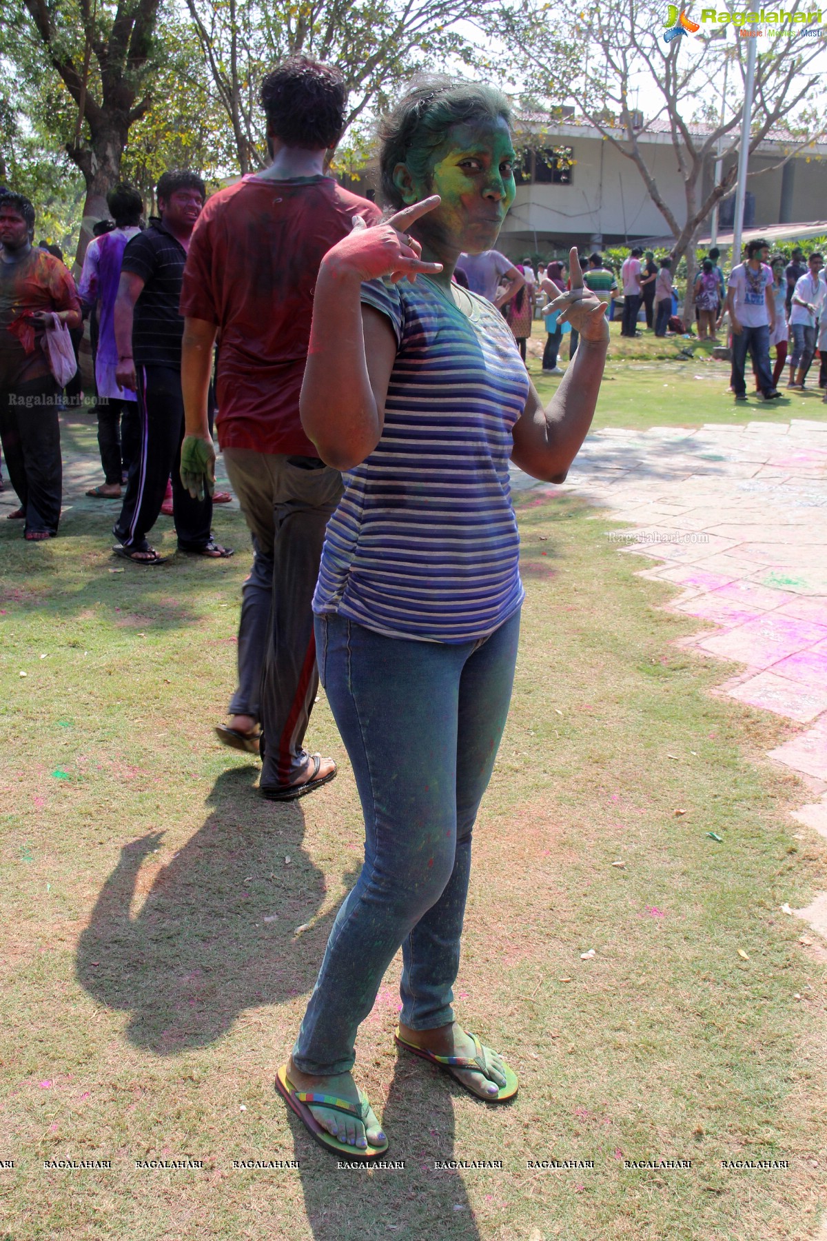 Holi Celebrations 2014 at NTR Gardens, Hyderabad