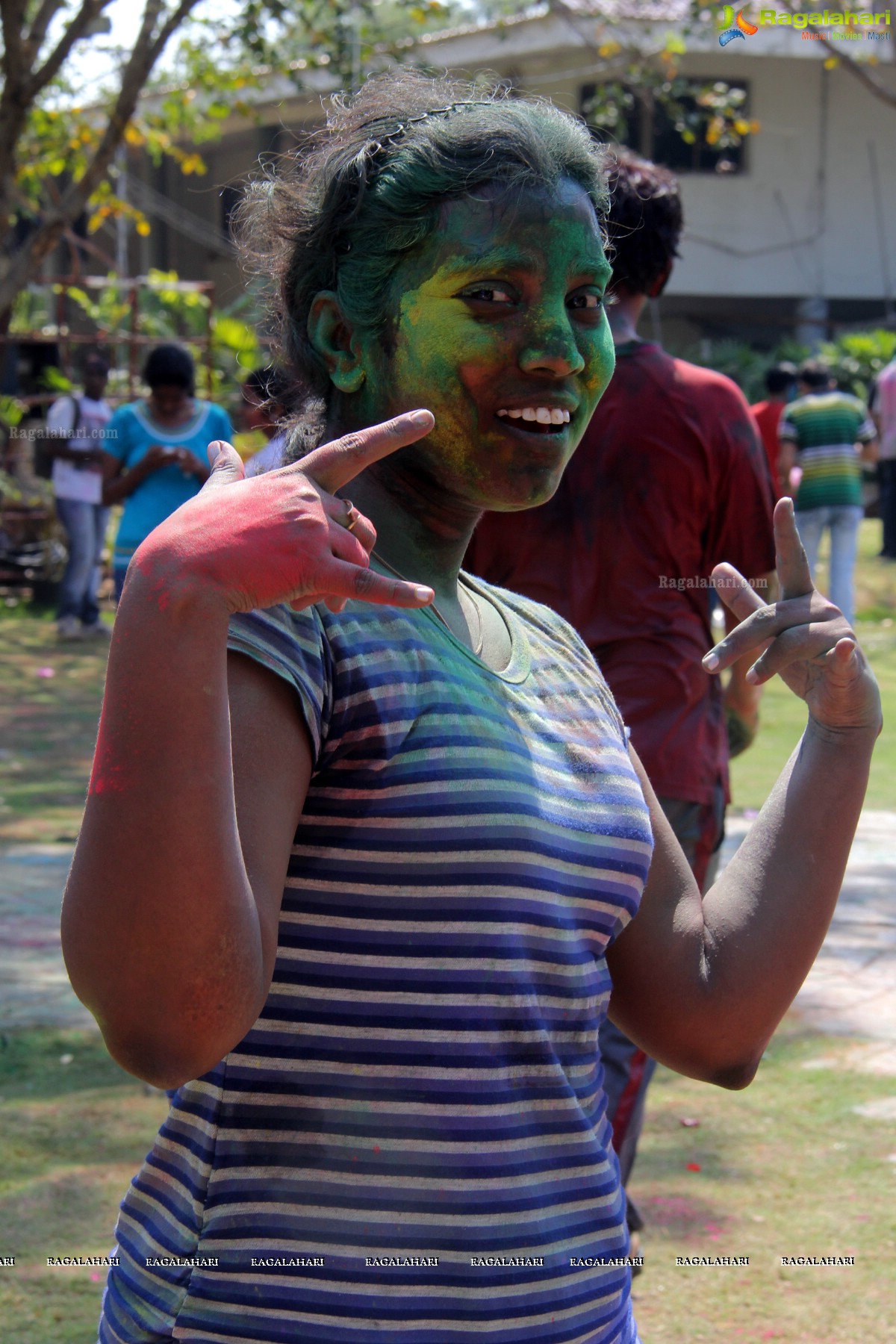 Holi Celebrations 2014 at NTR Gardens, Hyderabad