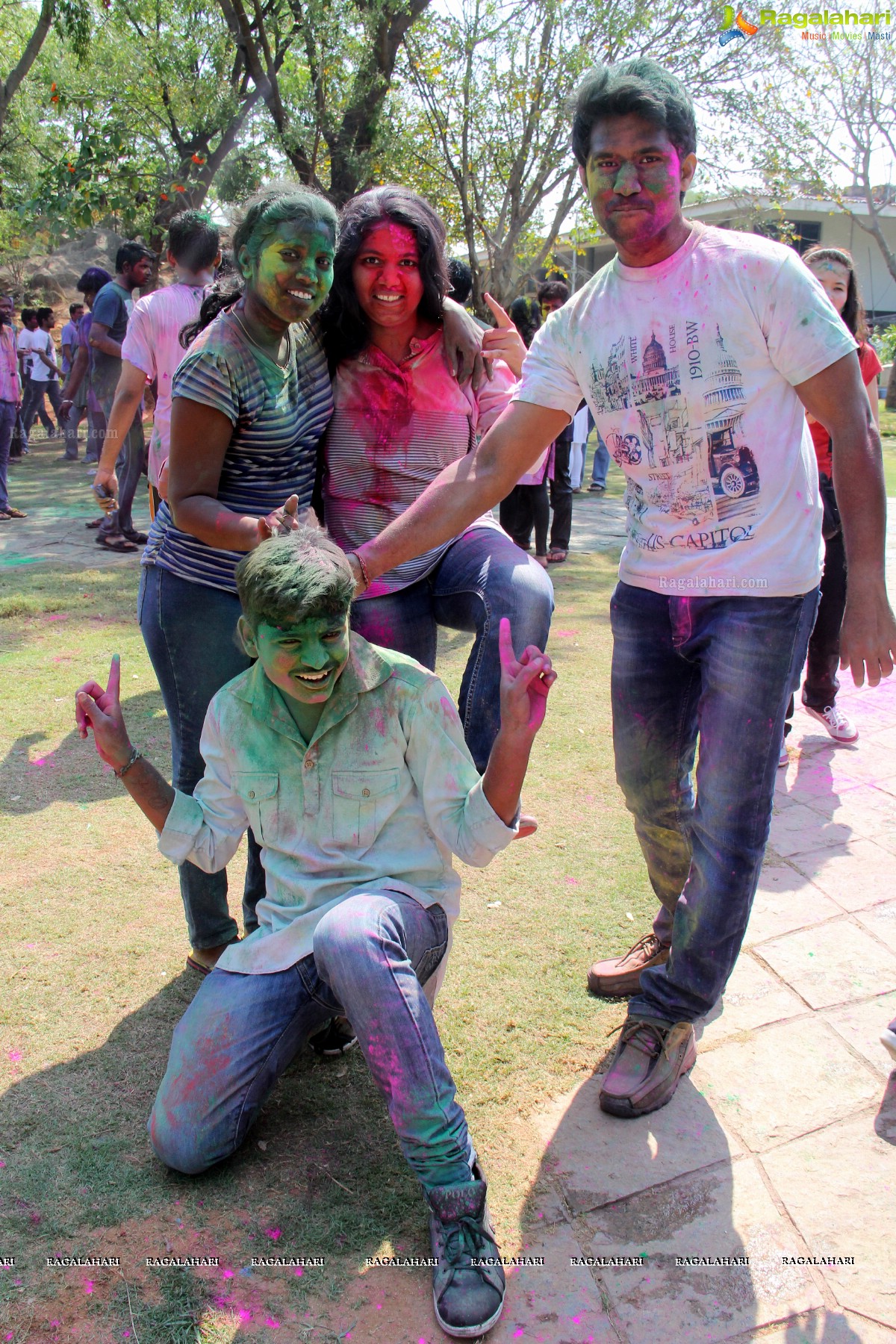 Holi Celebrations 2014 at NTR Gardens, Hyderabad