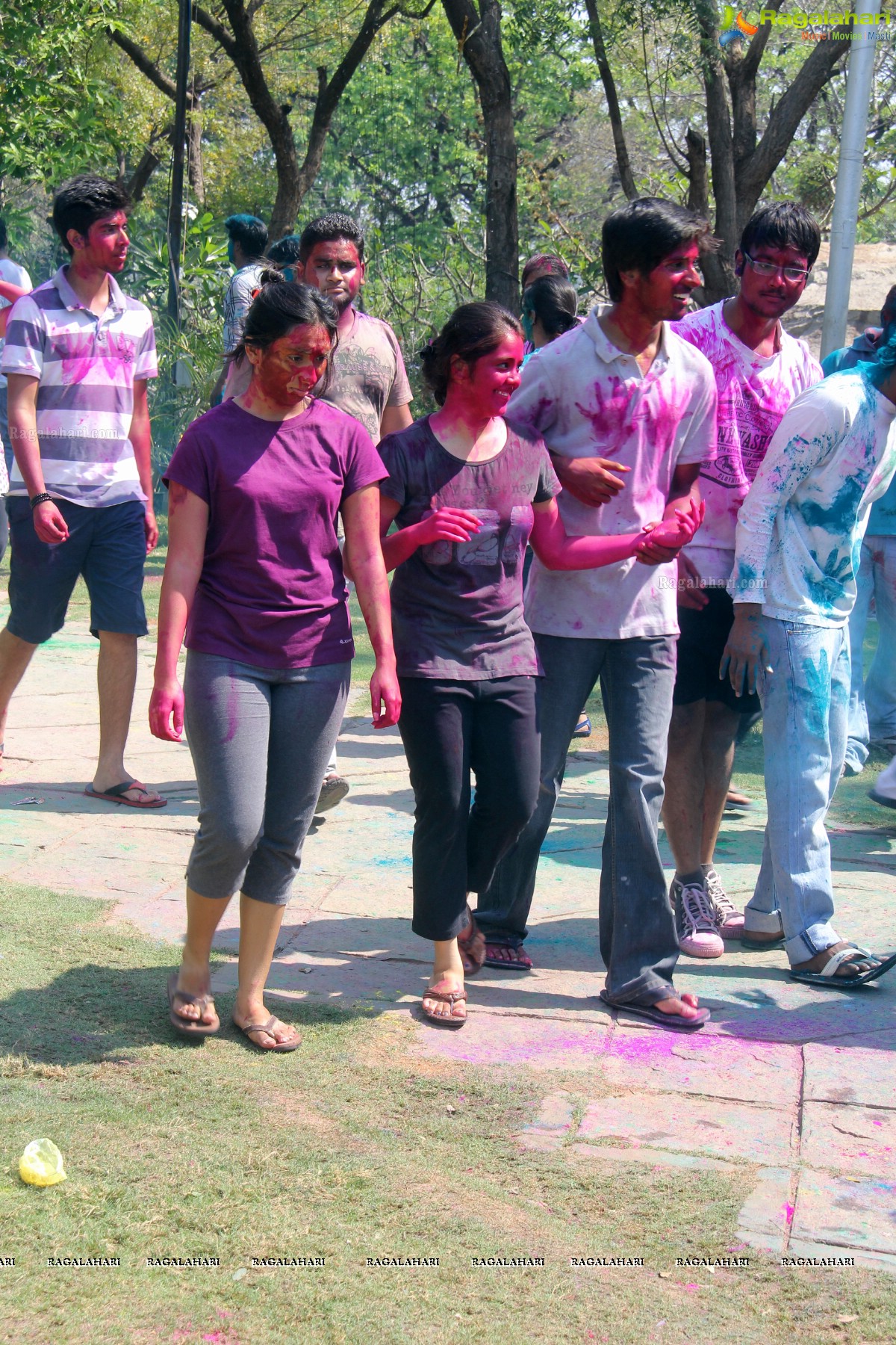 Holi Celebrations 2014 at NTR Gardens, Hyderabad