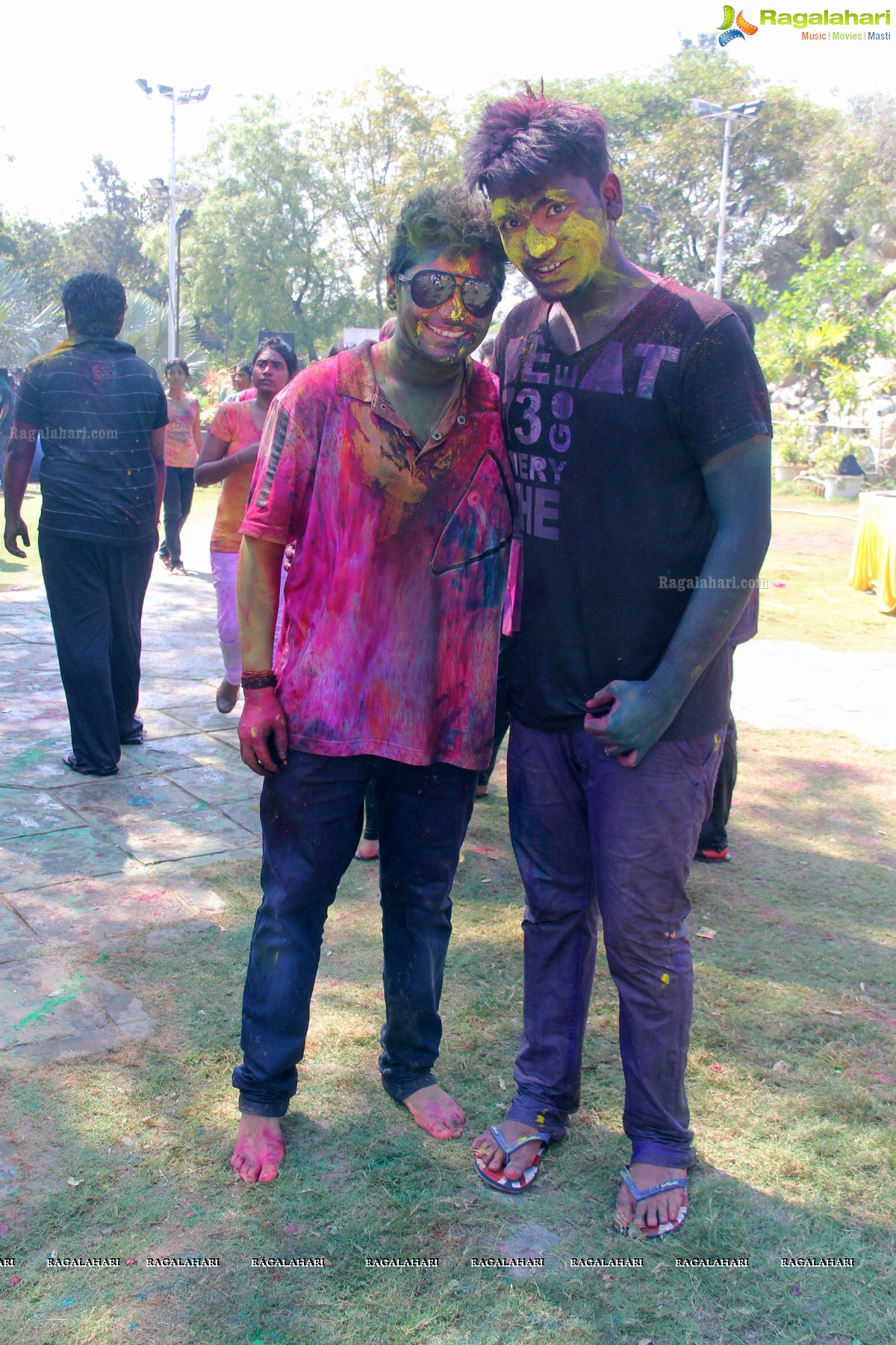 Holi Celebrations 2014 at NTR Gardens, Hyderabad