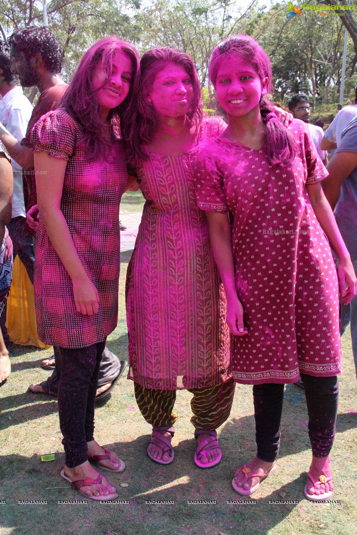 Holi Celebrations 2014 at NTR Gardens, Hyderabad