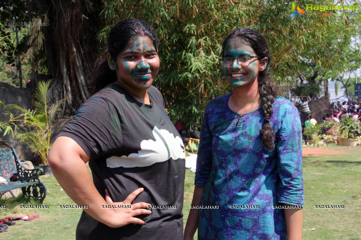 Holi Celebrations 2014 at NTR Gardens, Hyderabad