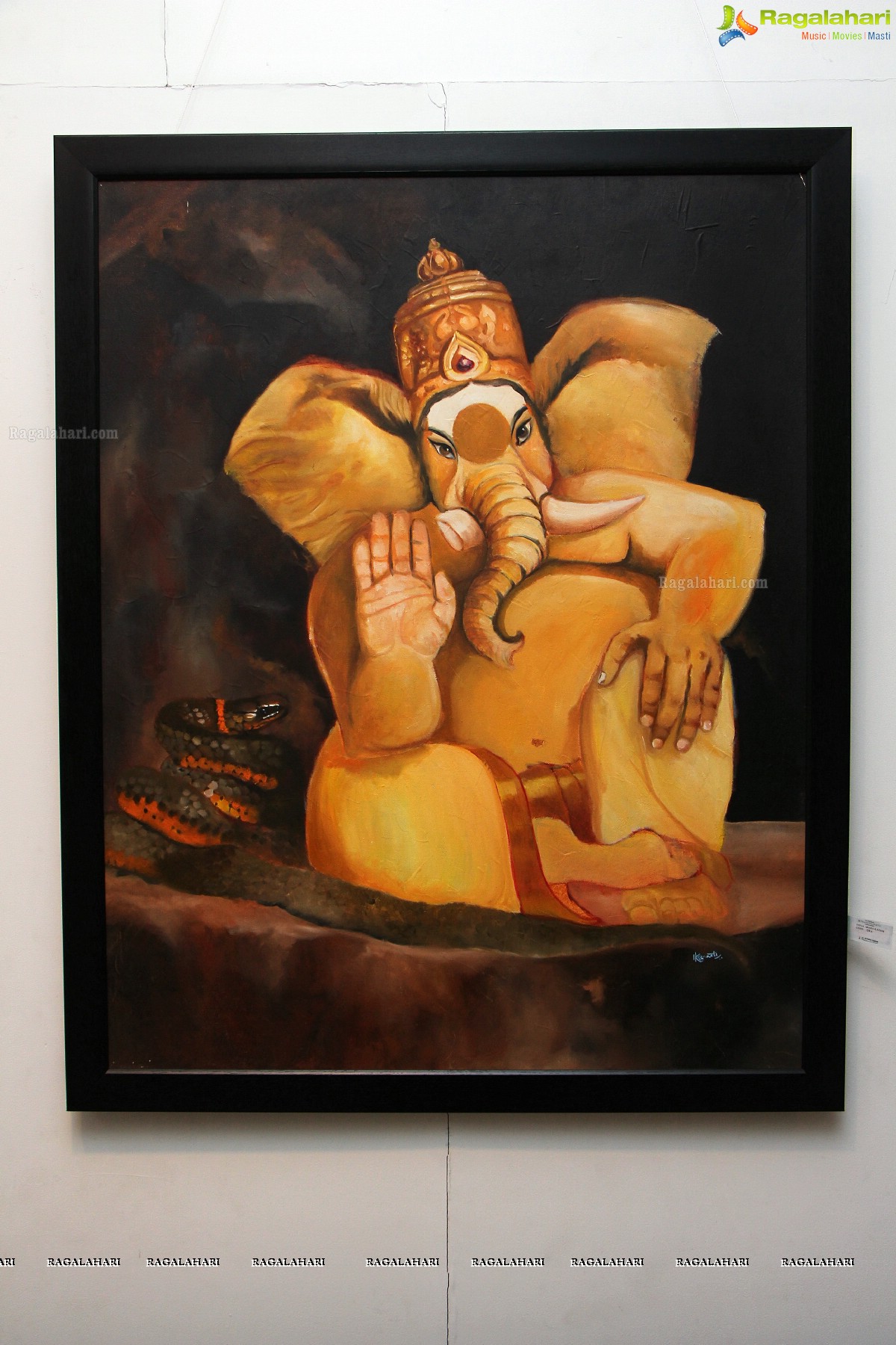 Paanchajanya, Invoking Applause - A Solo Art Exhibition by K.K Tenneti