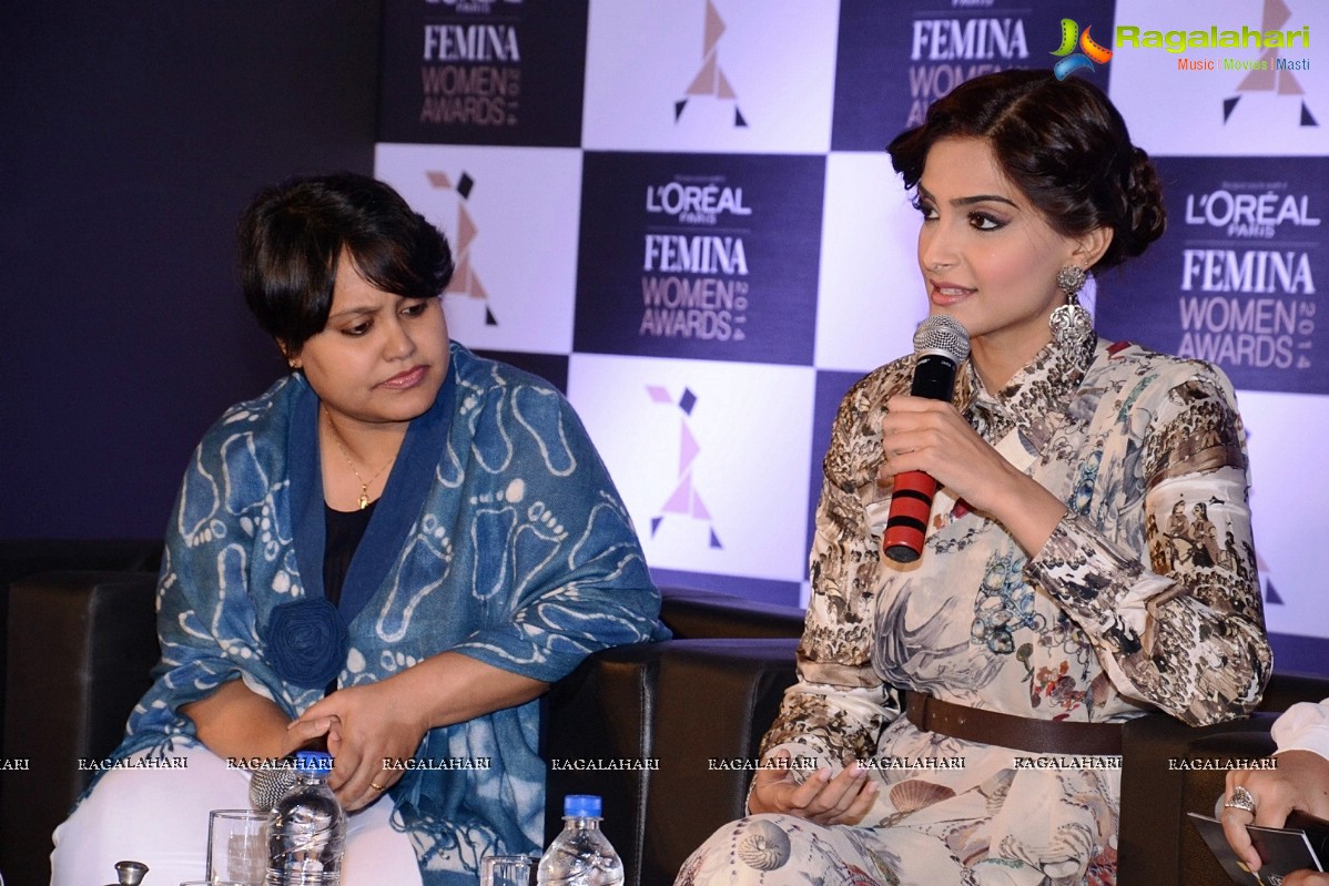 Sonam Kapoor announces the nominees of L’Oréal Paris Femina Women Awards 2014