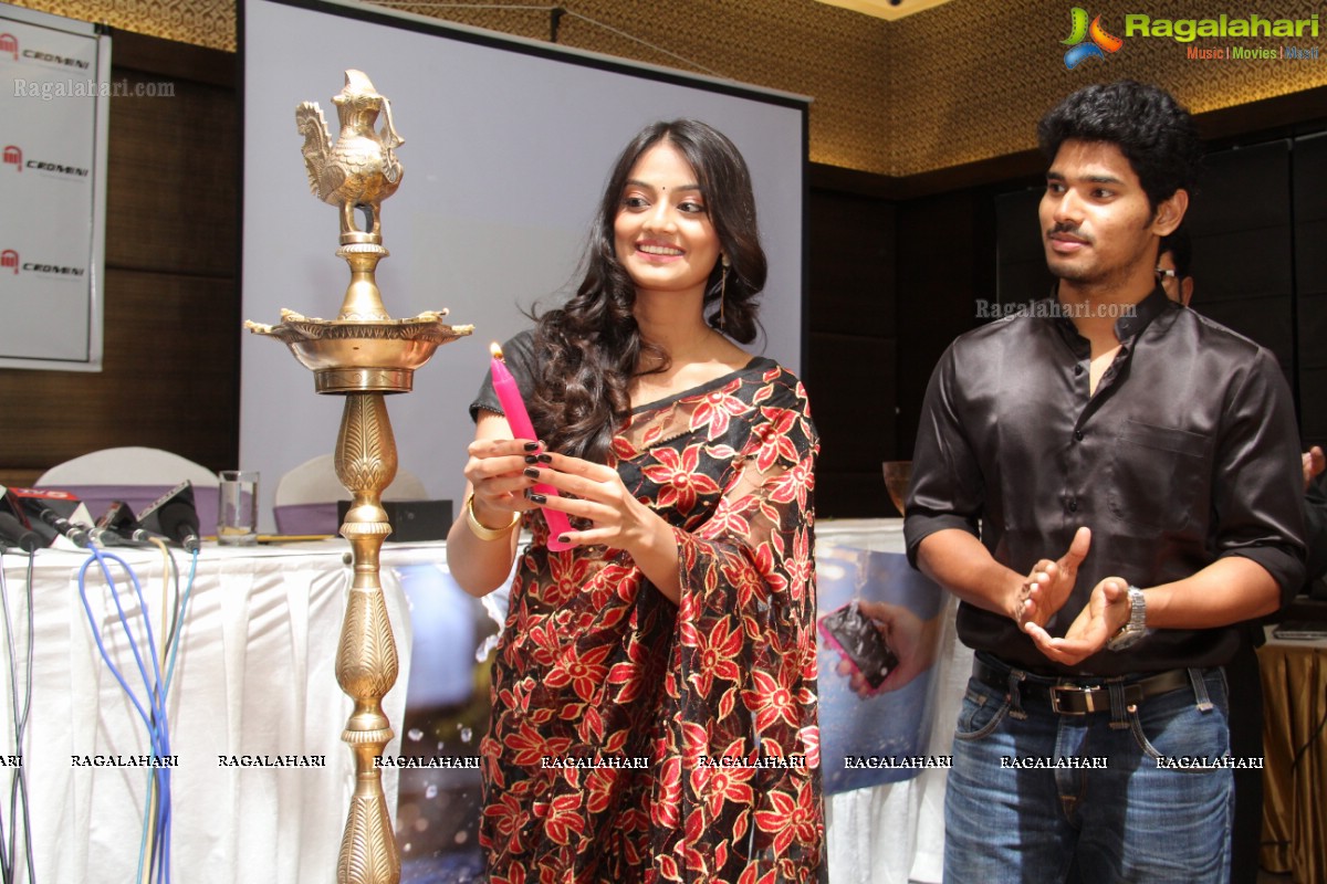 Nikitha Narayan and Sudhakar launches Micromini Mobiles, Hyderabad