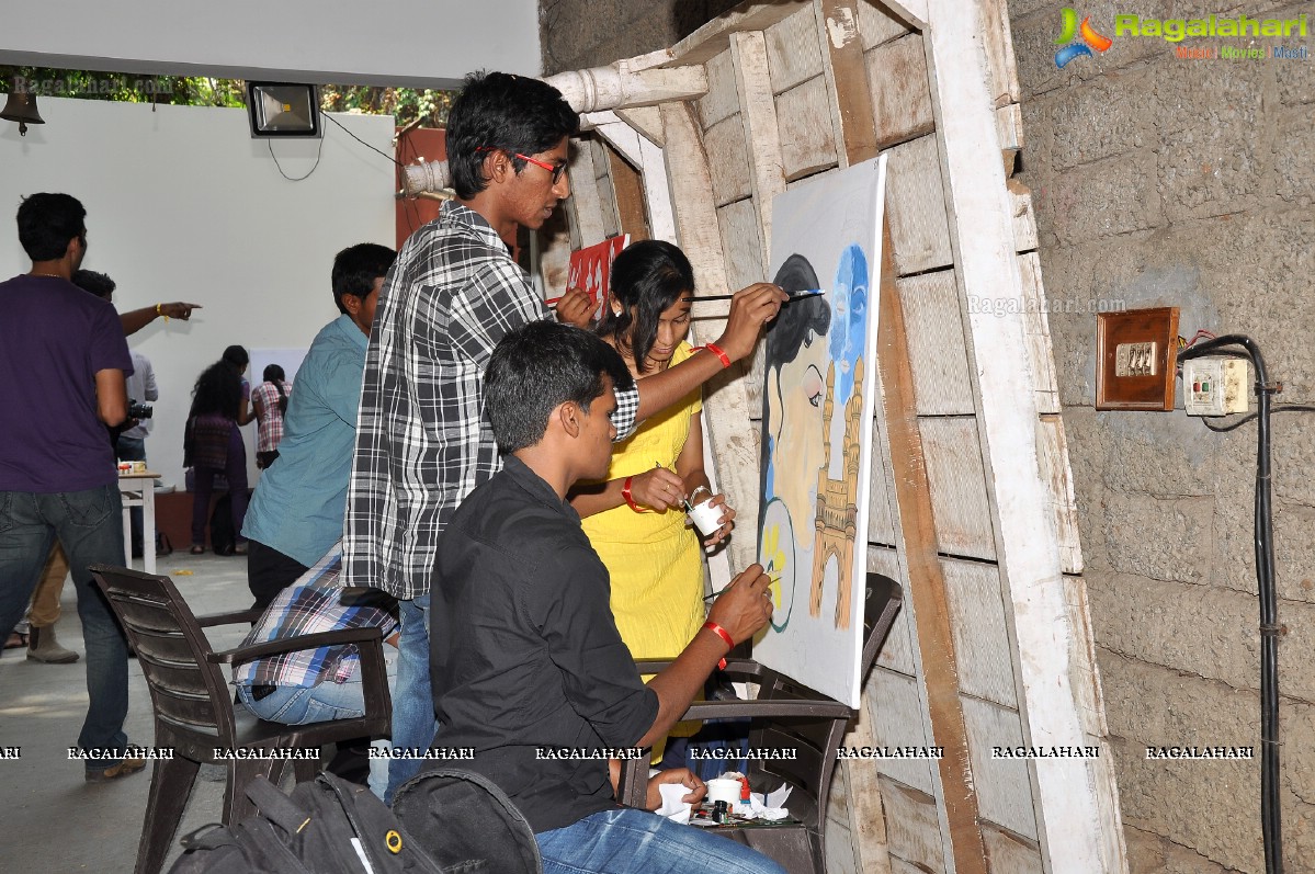 Twin City Theatre And Cultural Festival's Paint Our Festival, Hyderabad