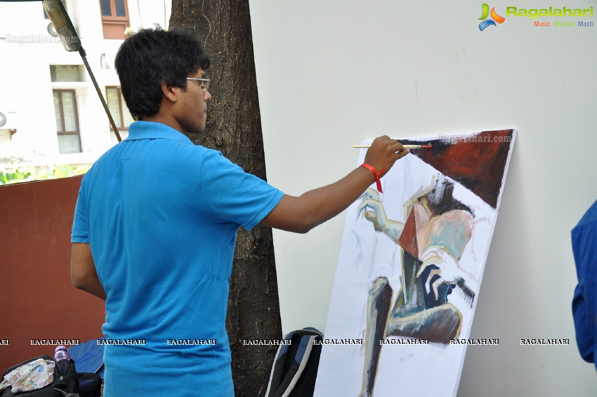 Twin City Theatre And Cultural Festival's Paint Our Festival, Hyderabad