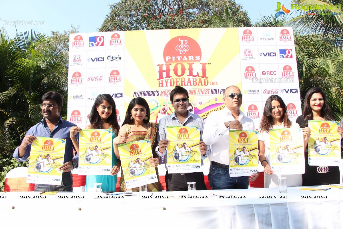 Pitars Holi Hyderabad 2014 Curtain Raiser