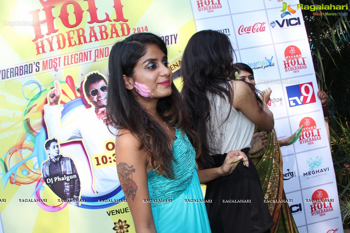 Pitars Holi Hyderabad 2014 Curtain Raiser