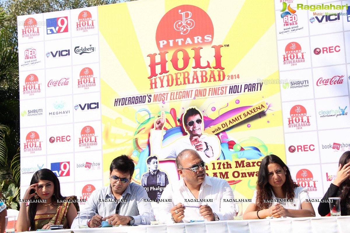 Pitars Holi Hyderabad 2014 Curtain Raiser