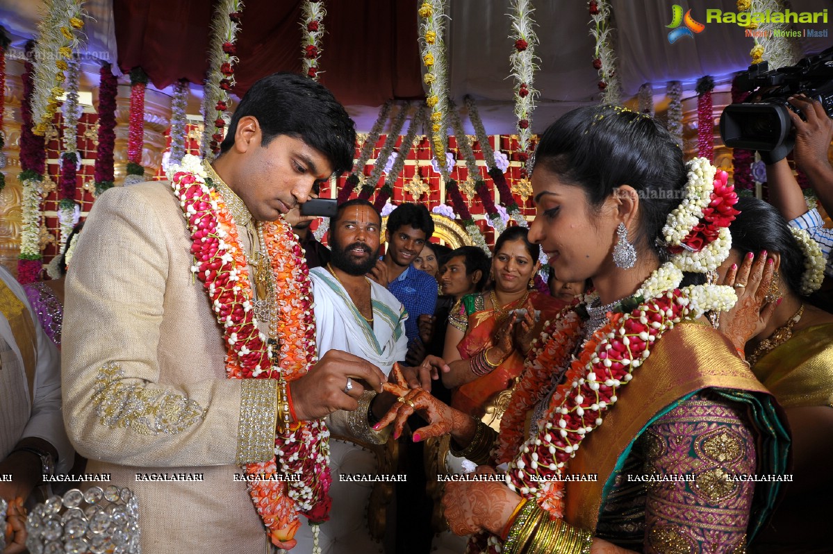 Pruthviraj Reddy-Madhuri Engagement at Fort Grand, Hyderabad