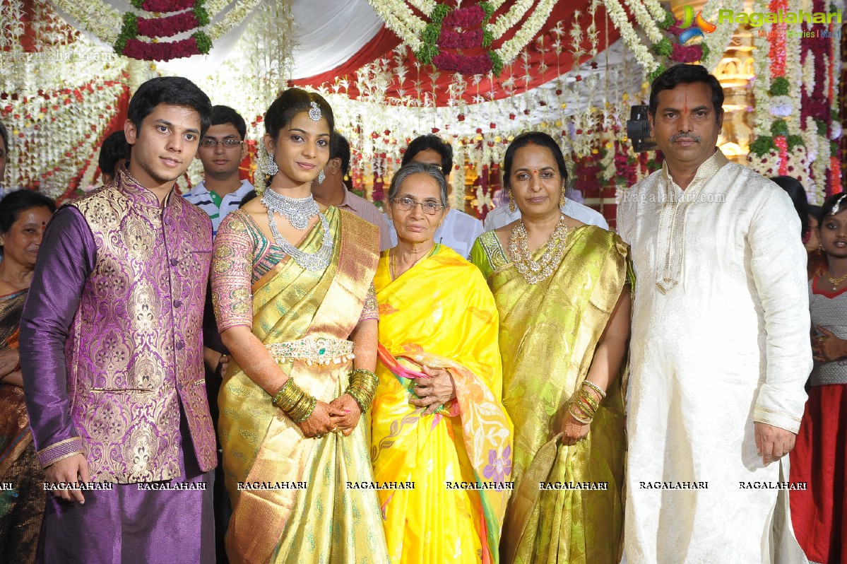Pruthviraj Reddy-Madhuri Engagement at Fort Grand, Hyderabad