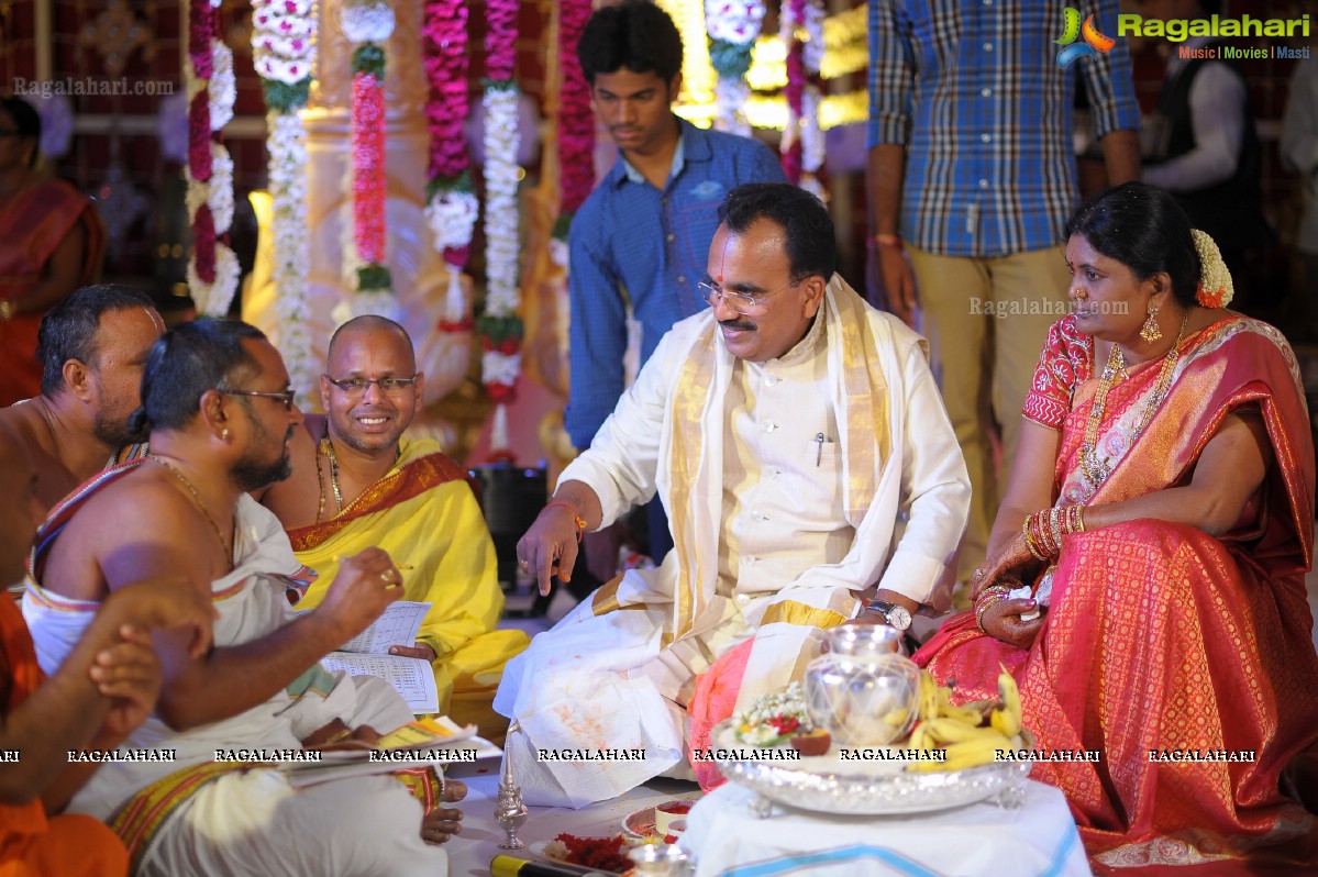 Pruthviraj Reddy-Madhuri Engagement at Fort Grand, Hyderabad