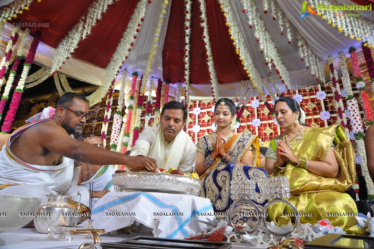 Pruthviraj Reddy-Madhuri Engagement at Fort Grand, Hyderabad