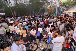 Ram Charan Earth Hour Cycle Ride